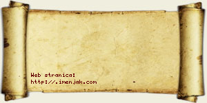 Emilija Radmilović vizit kartica